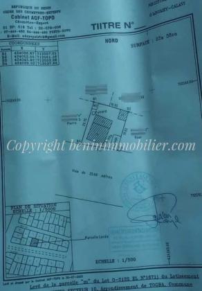 PARCELLE CLÔTURÉE DÉJÀ LOTIE & RECASÉE À VENDRE, COMPLEXE SCOLAIRE BRICE SINSIN - HOUÈTO - CALAVI