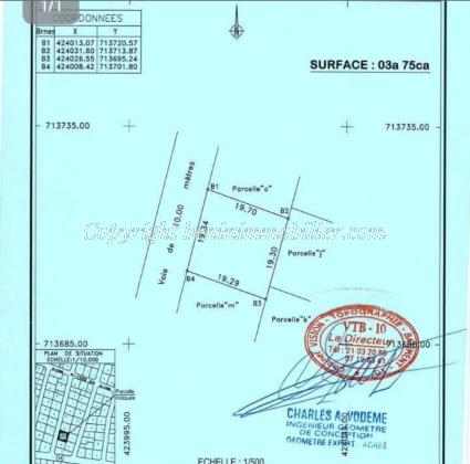 PARCELLE À VENDRE À ABOMEY-CALAVI TOKAN