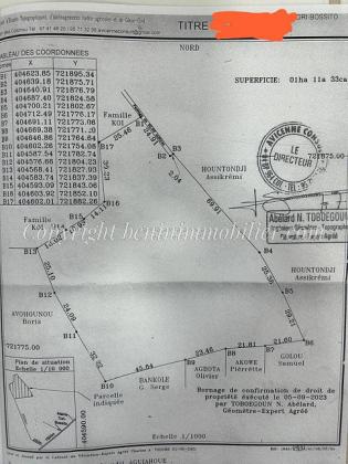 DOMAINE 1 HECTARE À VENDRE – TORI BOSSITO
