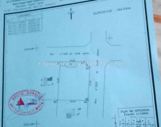 À VENDRE UNE GRANDE PARCELLE SITUÉE EN ANGLE DE RUE À FIDJROSSÈ